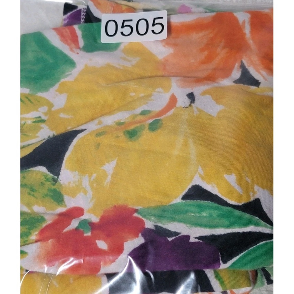 Lauren Ralph Lauren Womens Size Large Colorful Floral Top - Picture 6 of 6